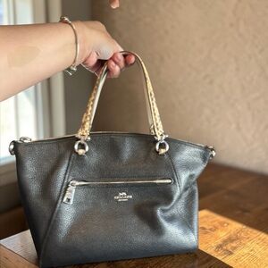 $80 Pebbled BLK Coach Python Strap. Wear on Strap.